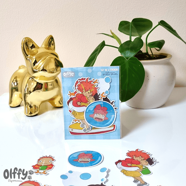 Set Stickers Ponyo