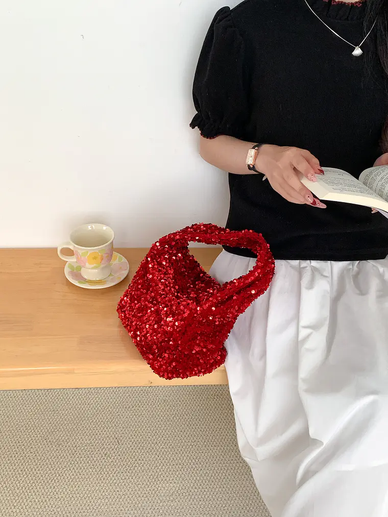 Bolso Hobo de Lentejuelas 'Destello' - Suave, Ligero y con Brillo Propio 7