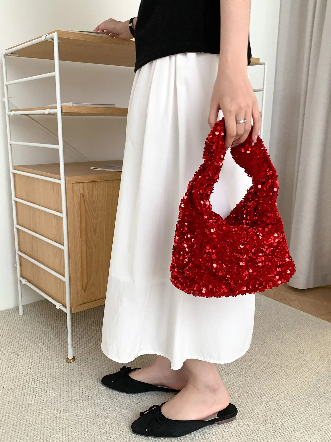Bolso Hobo de Lentejuelas 'Destello' - Suave, Ligero y con Brillo Propio 9