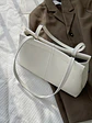 Cartera tote mujer estilo coreano, diseño retro minimalista de gran capacidad, uso hombro - Miniatura 2