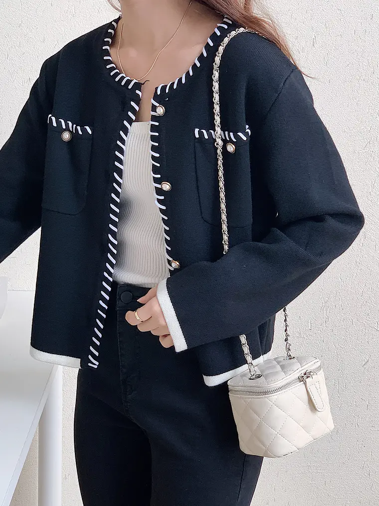 Mini Bolso Caja Acolchado con Cadena — Diseño Rombo, Estilo Clásico 13
