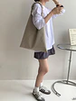 Bolso Hobo Triangular con Asa Fruncida — Estilo Minimalista Urbano - Miniatura 10