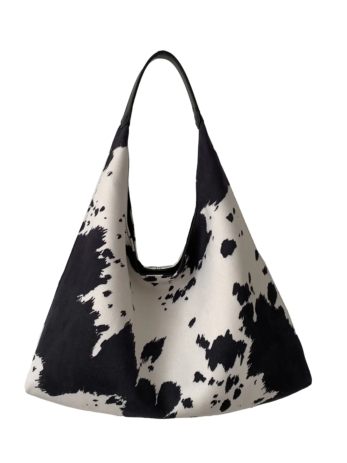 Bolso Hobo de Tela con Estampado Animal Print — Estilo Urbano Individual 2