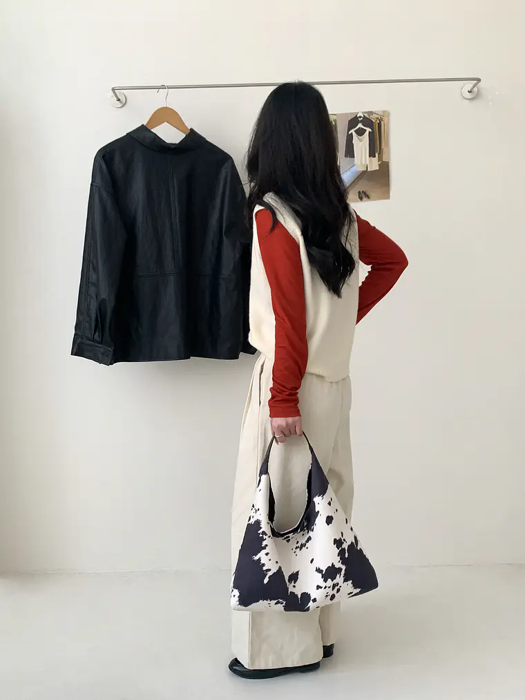 Bolso Hobo de Tela con Estampado Animal Print — Estilo Urbano Individual 5