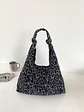 Bolso Hobo de Tela Texturizada con Estampado Leopardo — Estilo Atrevido para el Día a Día - Miniatura 8