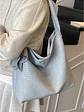 Bolso Hobo Textura Tejida — Gran Capacidad, Estilo Urbano - Miniatura 5