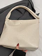 Bolso Hobo Textura Tejida — Gran Capacidad, Estilo Urbano - Miniatura 1