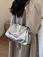 Bolso de hombro con cadena — estilo urbano metalizado - Miniatura 10