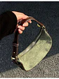 Bolso Media Luna de Ante Sintético — Estilo Vintage Casual - Miniatura 5