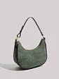 Bolso Media Luna de Ante Sintético — Estilo Vintage Casual - Miniatura 2