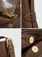 Bolso Hobo Grande con Herrajes Dorados y Detalle de Hebilla - Miniatura 4