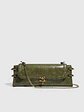 Bolso Clutch Retro Abatible con Cadena Dorada - Miniatura 1