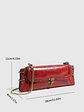Bolso Clutch Retro Abatible con Cadena Dorada - Miniatura 9