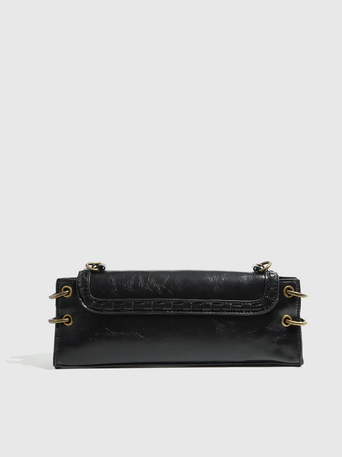 Bolso Clutch Retro Abatible con Cadena Dorada 14