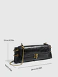 Bolso Clutch Retro Abatible con Cadena Dorada - Miniatura 15