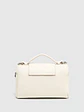 Bolso Mini Caja con Cierre de Candado y Cadena Plateada - Miniatura 8