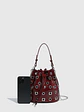 Bolso Bucket con Ojales Metálicos · Correa de Cadena · Estilo Urbano - Miniatura 8