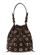 Bolso Bucket con Ojales Metálicos · Correa de Cadena · Estilo Urbano - Miniatura 12