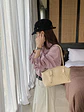 Bolso de Hombro Rectangular · Asas Largas con Nudo · Estilo Urbano Minimalista - Miniatura 13