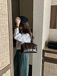 Bolso de Hombro Rectangular · Asas Largas con Nudo · Estilo Urbano Minimalista - Miniatura 10