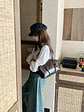 Bolso de Hombro Rectangular · Asas Largas con Nudo · Estilo Urbano Minimalista - Miniatura 11
