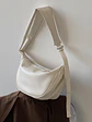 Bolso Hobo Curvo con Correa Ancha · Cierre de Aro Metálico · Estilo Urbano - Miniatura 1
