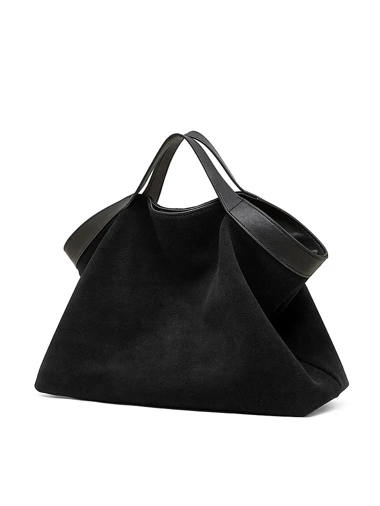 Bolso Tote de Gamuza con Caída Natural · Asas Dobles 8