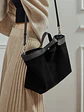 Bolso Tote de Gamuza con Caída Natural · Asas Dobles - Miniatura 5
