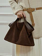 Bolso Tote de Gamuza con Caída Natural · Asas Dobles - Miniatura 17