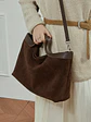 Bolso Tote de Gamuza con Caída Natural · Asas Dobles - Miniatura 20