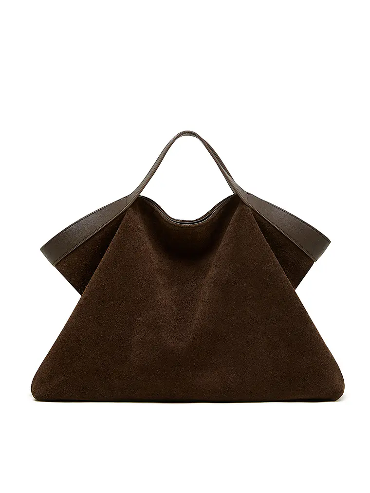 Bolso Tote de Gamuza con Caída Natural · Asas Dobles 22