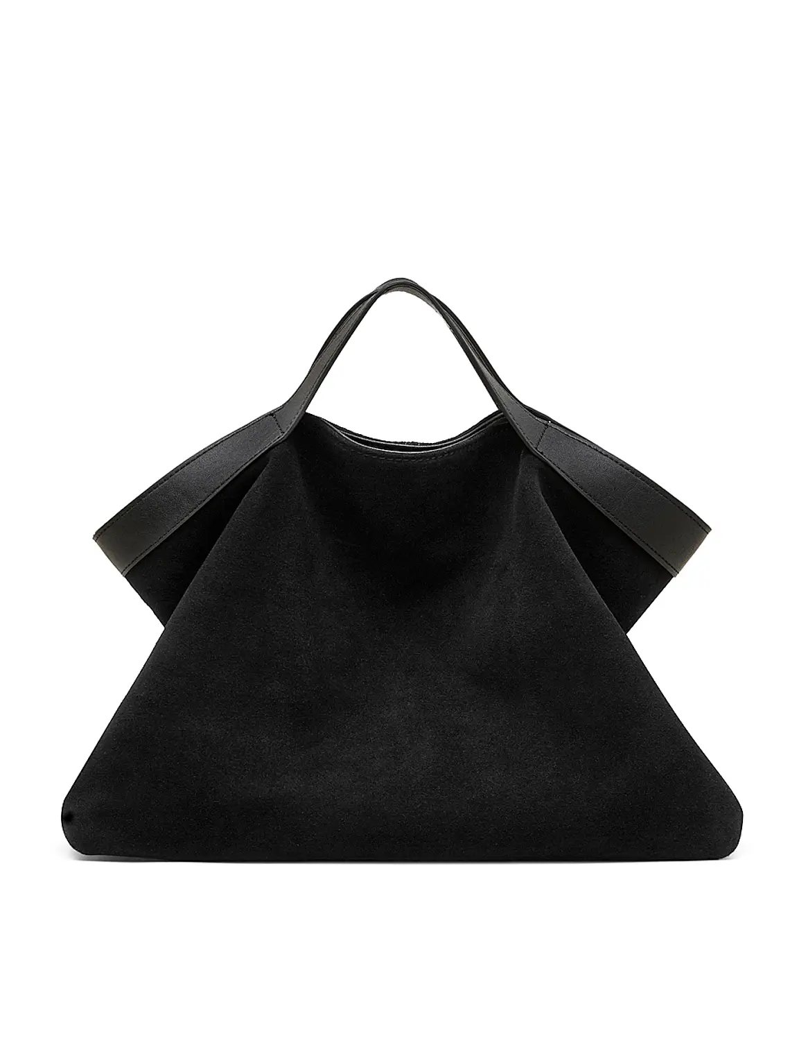 Bolso Tote de Gamuza con Caída Natural · Asas Dobles 7
