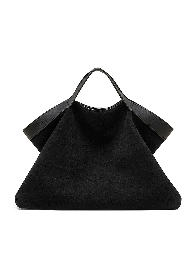 Bolso Tote de Gamuza con Caída Natural · Asas Dobles 7