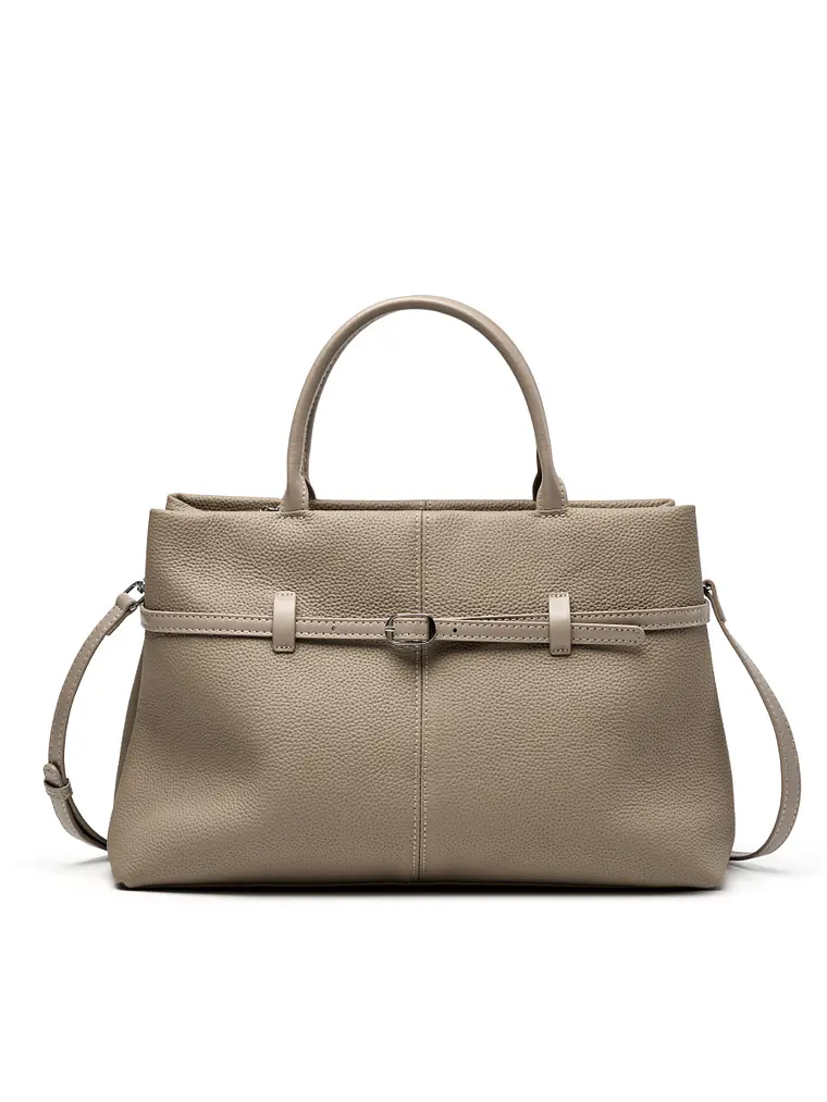 Bolso Tote de Cuero · Cinturón Frontal · Elegancia Estructurada 10