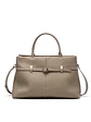 Bolso Tote de Cuero · Cinturón Frontal · Elegancia Estructurada - Miniatura 10