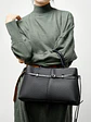 Bolso Tote de Cuero · Cinturón Frontal · Elegancia Estructurada - Miniatura 1