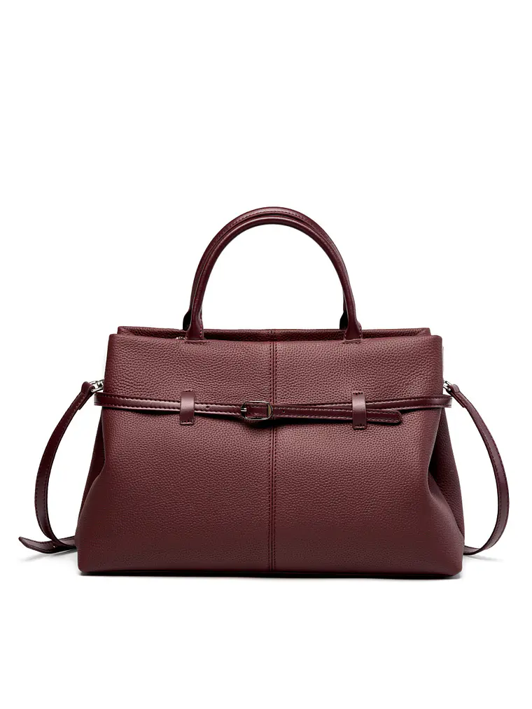 Bolso Tote de Cuero · Cinturón Frontal · Elegancia Estructurada 6