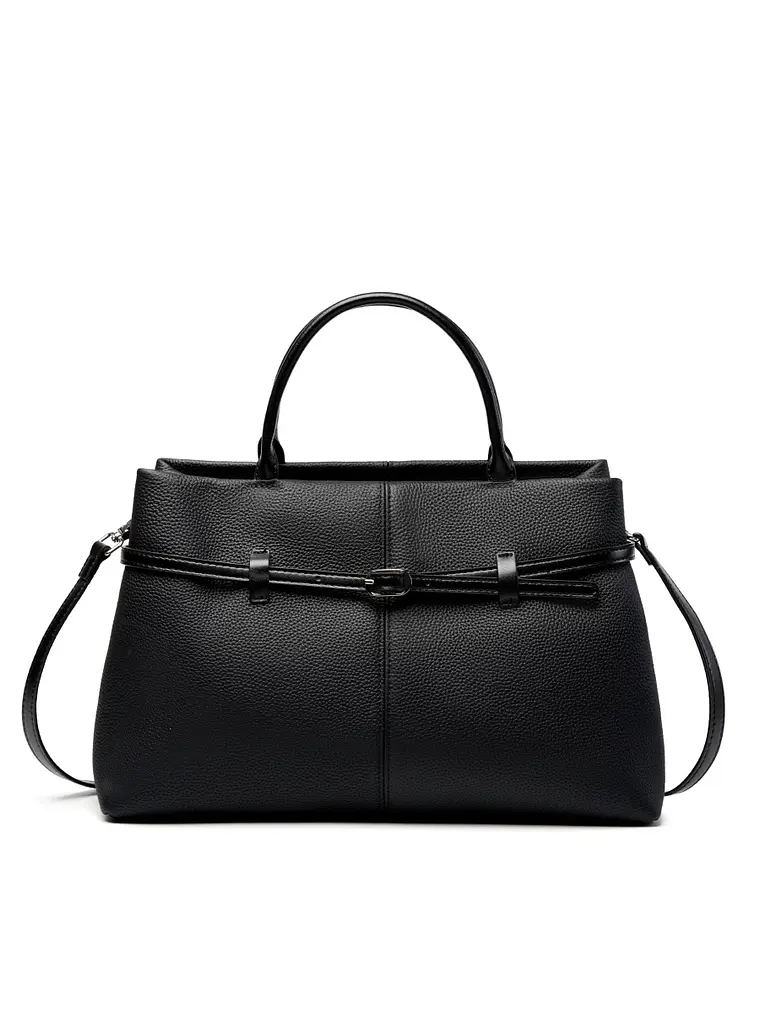 Bolso Tote de Cuero · Cinturón Frontal · Elegancia Estructurada 2