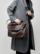 Bolso Hobo de Cuero · Solapa Suave · Volumen Relajado - Miniatura 4