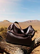 Bolso Hobo de Cuero · Solapa Suave · Volumen Relajado - Miniatura 6