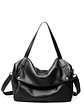 Bolso Hobo de Cuero · Solapa Suave · Volumen Relajado - Miniatura 14