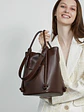 Bolso Tote de Cuero · Silueta Vertical - Miniatura 10