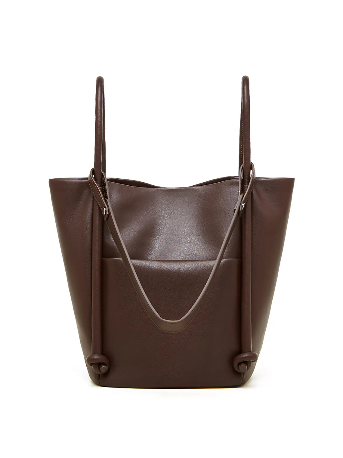 Bolso Tote de Cuero · Silueta Vertical 11