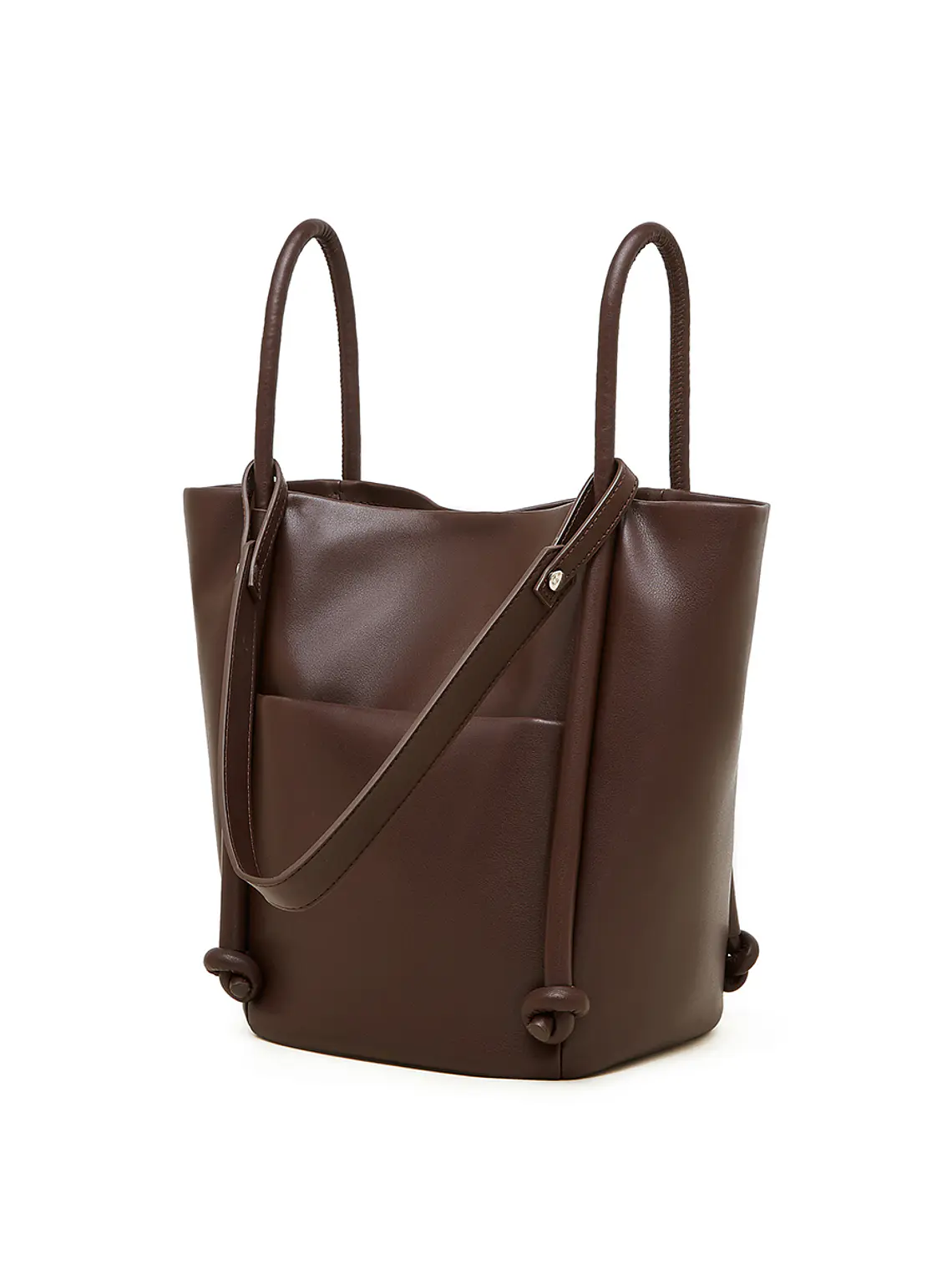 Bolso Tote de Cuero · Silueta Vertical 12