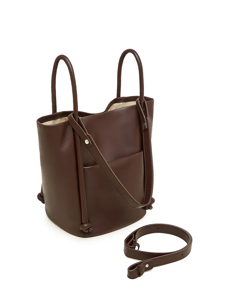 Bolso Tote de Cuero · Silueta Vertical 13