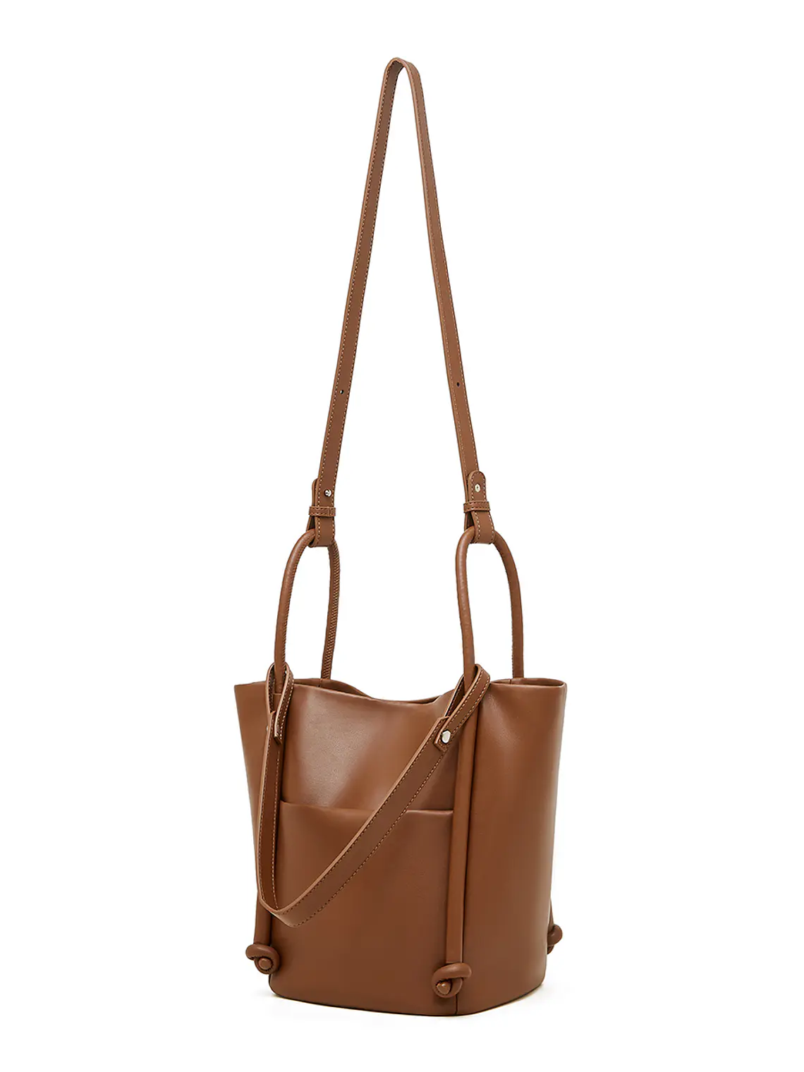 Bolso Tote de Cuero · Silueta Vertical 23