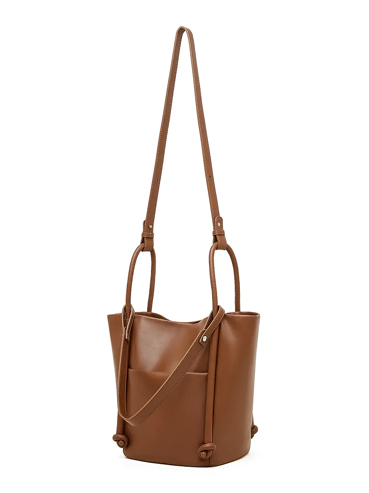 Bolso Tote de Cuero · Silueta Vertical 23