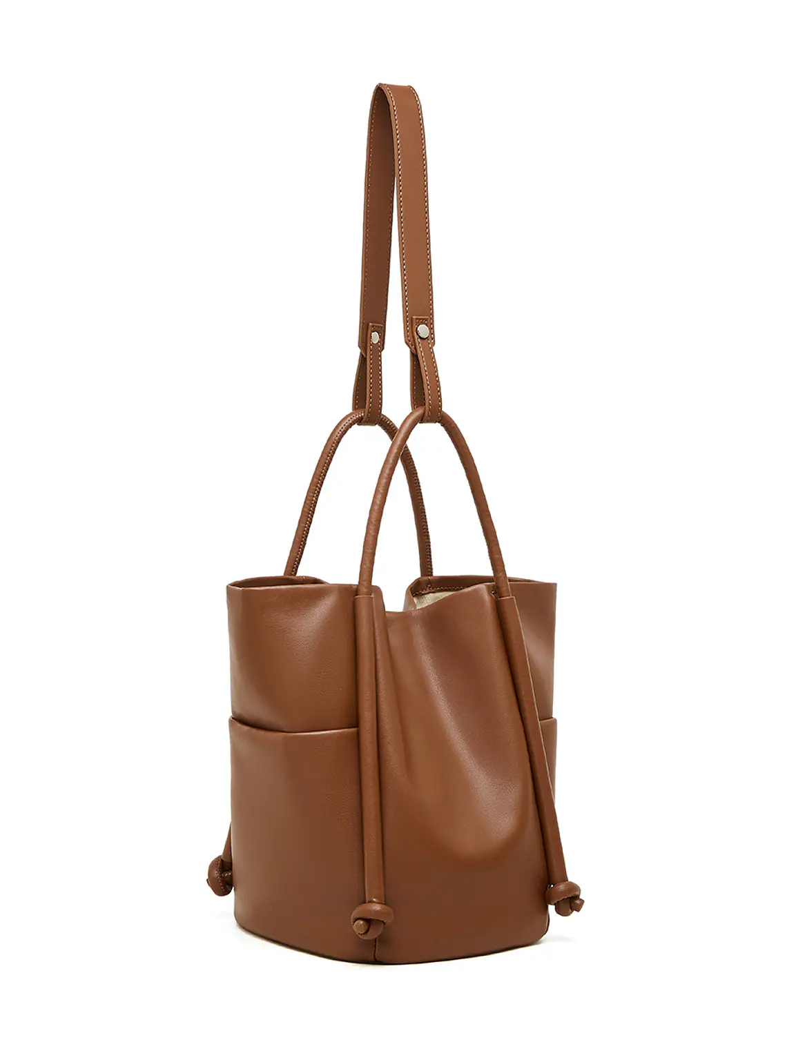 Bolso Tote de Cuero · Silueta Vertical 21