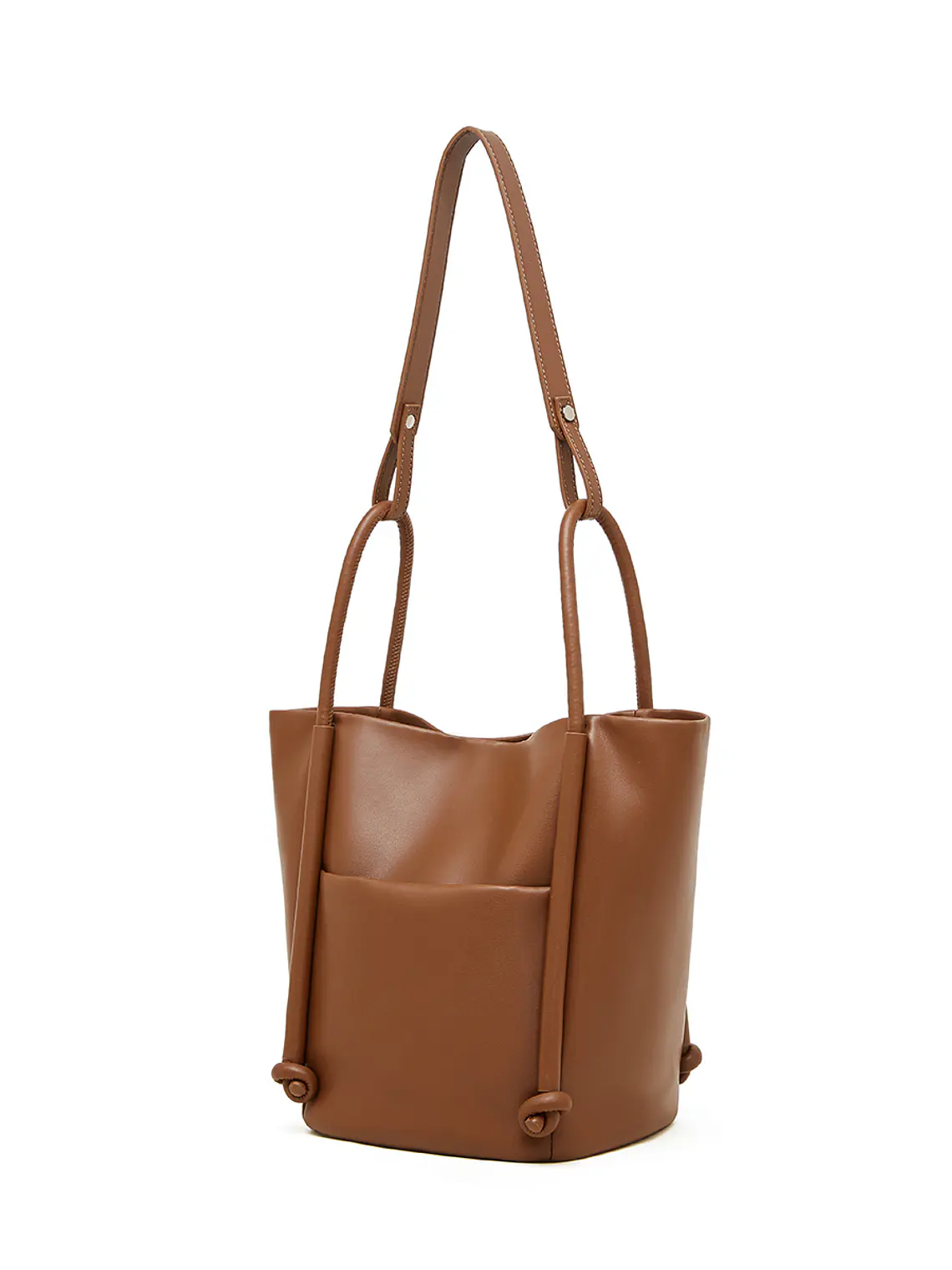 Bolso Tote de Cuero · Silueta Vertical 20