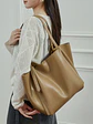 Bolso Tote de Cuero · Formato Amplio - Miniatura 23